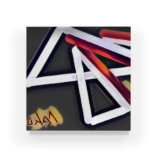 【Abstract Design】No title - BK🤭 Acrylic Block