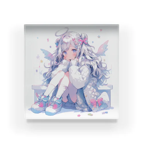 unicorn girl Acrylic Block