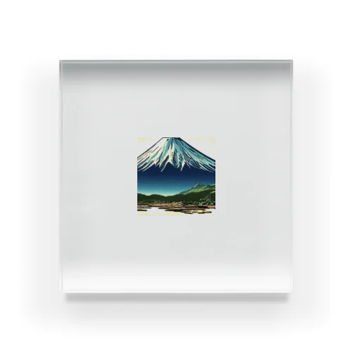 富士山 Acrylic Block