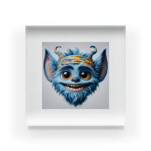 Blue Monster Acrylic Block