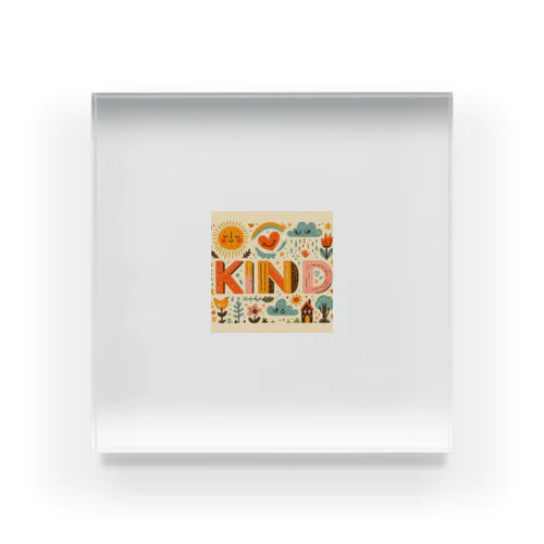 Be kind Acrylic Block