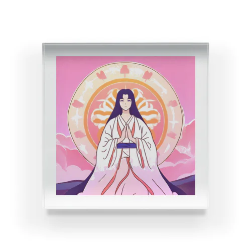 【幸運】女神様/持っていると幸せになれるかも？ Acrylic Block