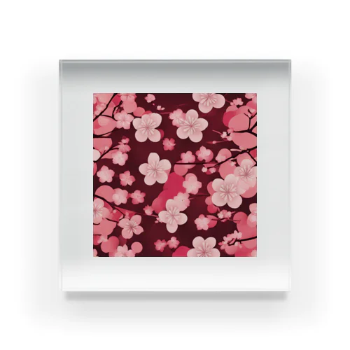 桜の花びら Acrylic Block