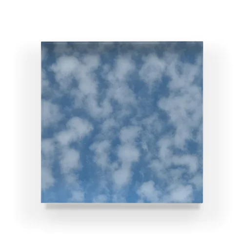 空と雲＠リシケシュ／インド アクリルブロック