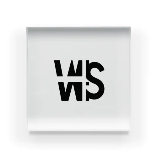 west side logo No,3 アクリルブロック