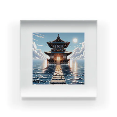 Sanctuary of the Sea: Pathway to Serenity Acrylic Block