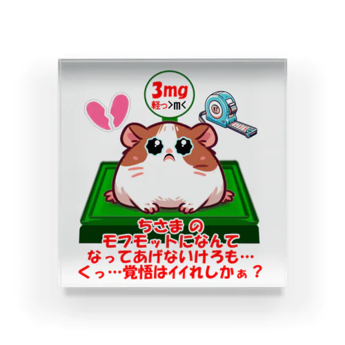 モフモット愛の成長記録💖 Acrylic Block