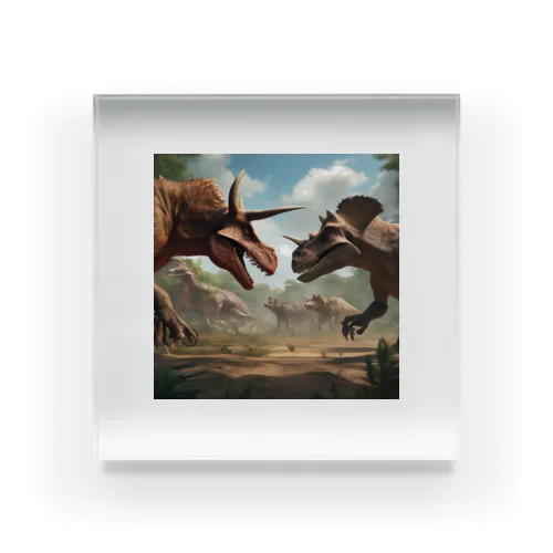 恐竜　 Acrylic Block
