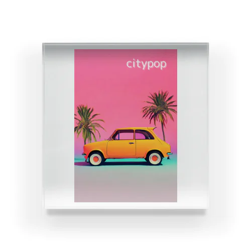 80s CityPop No.19 Acrylic Block