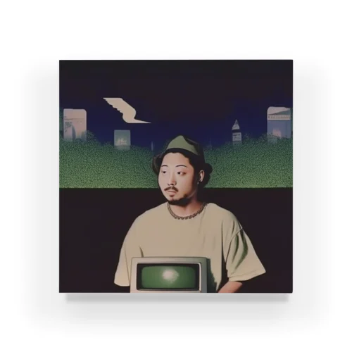 computer lover rapper アクリルブロック