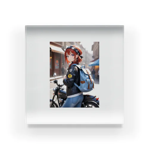 バイク女子そら Acrylic Block