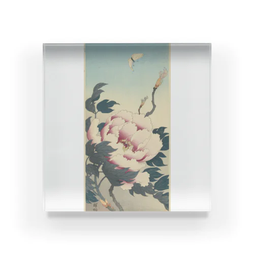 蝶と牡丹 (1925 - 1936) Acrylic Block