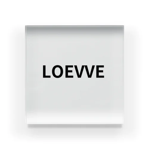 LOEVVE Acrylic Block