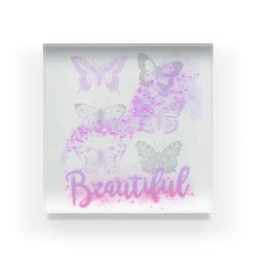 Beautiful Butterfly アクリルブロック