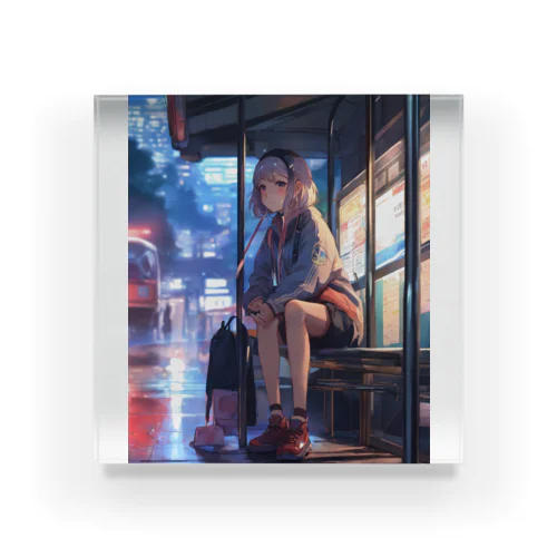 二次元の女の子 Acrylic Block