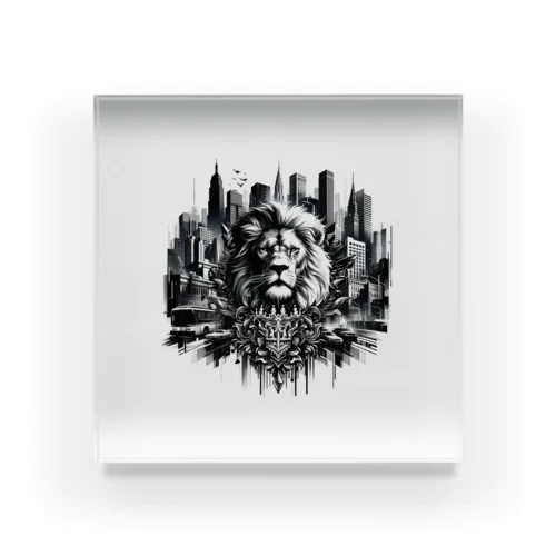 Urban Jungle Majesty Acrylic Block