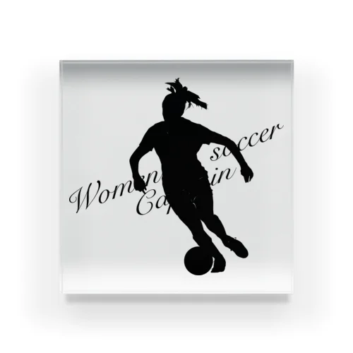 women’s soccer captain 起点 Acrylic Block