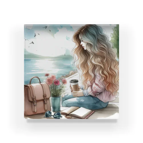 Coffee Break  Acrylic Block