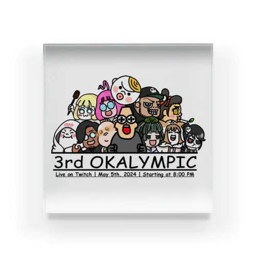 3rd オカリンピック アクリルブロック