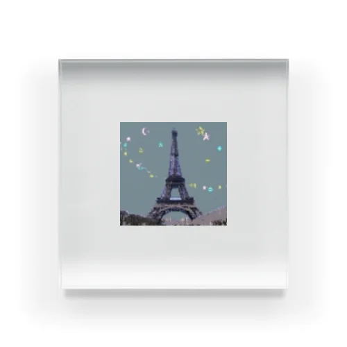 Paris★Night Acrylic Block