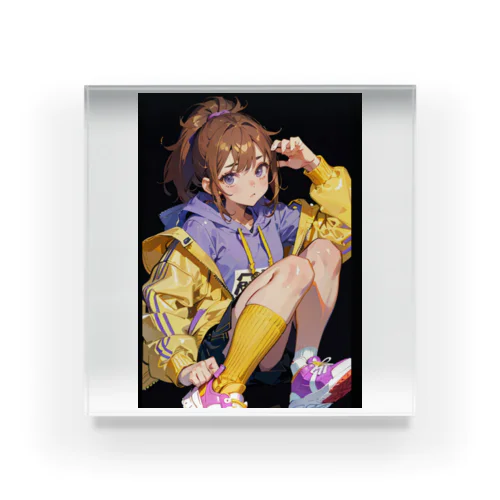 Be well today too (少女) Acrylic Block