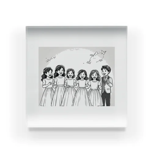 結婚式でのこどもたちの歌声🎵 Acrylic Block