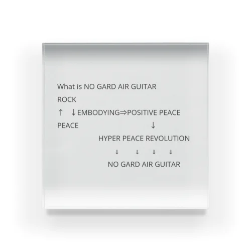 What is NO GARD AIR GUITAR Acrylic Block