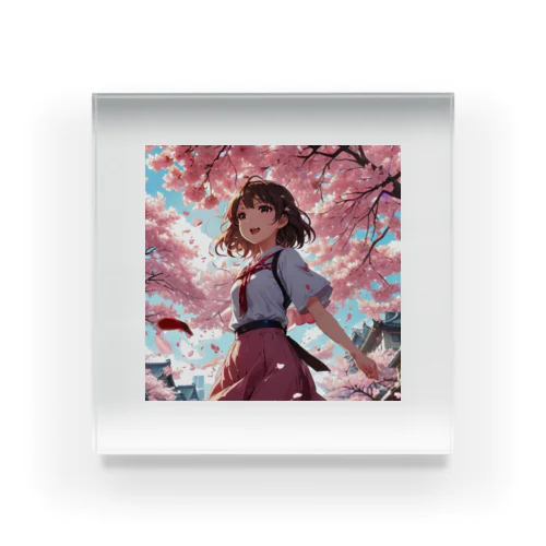 桜の季節 Acrylic Block
