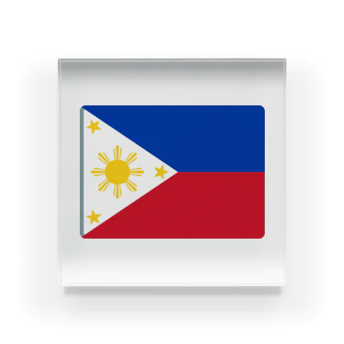 フィリピンの国旗 Acrylic Block