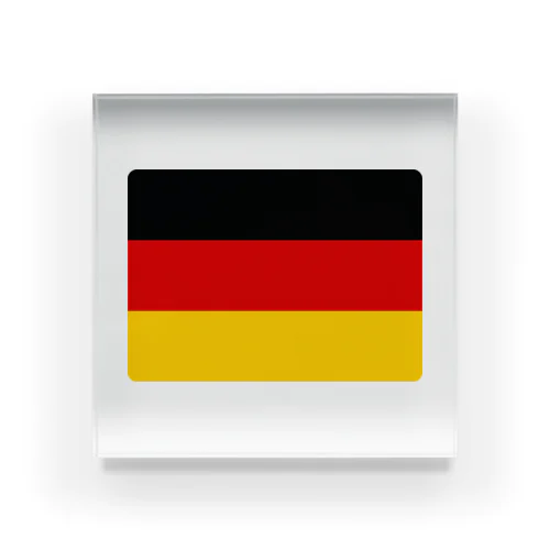 ドイツの国旗 アクリルブロック