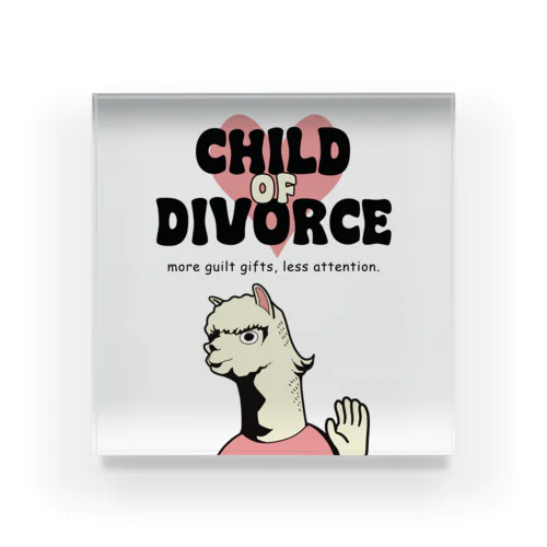 Child of Divorce  Acrylic Block
