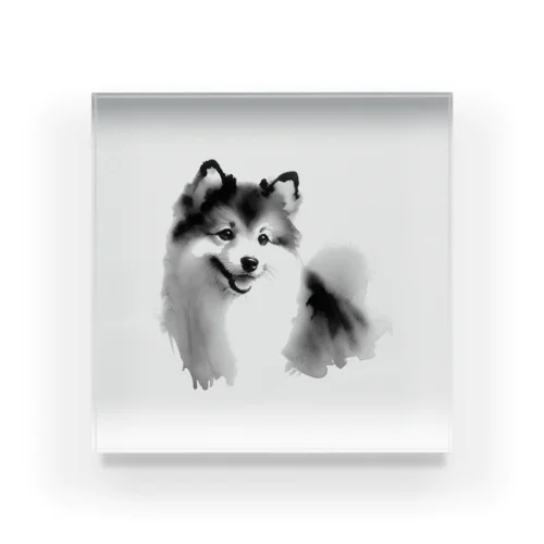 水墨犬 Acrylic Block