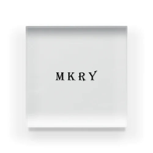 MKRY設立記念 Acrylic Block