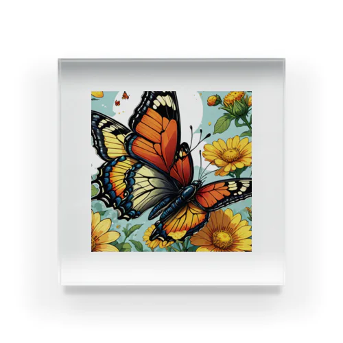 美しき蝶の舞 Acrylic Block