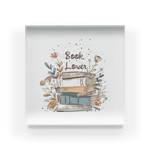 Book Lover Acrylic Block