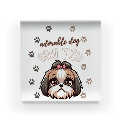 adorable dog　SHIH TZU　（シーズー） Acrylic Block