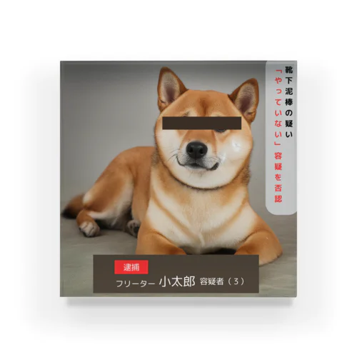 柴犬容疑者 Acrylic Block