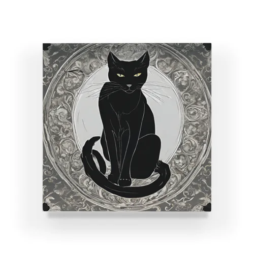 黒猫 Acrylic Block