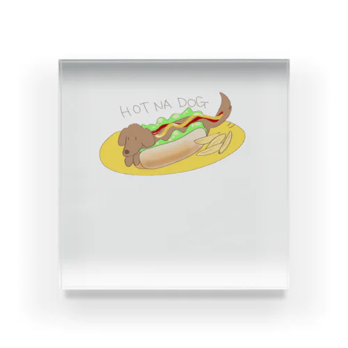 HOT NA DOG Acrylic Block