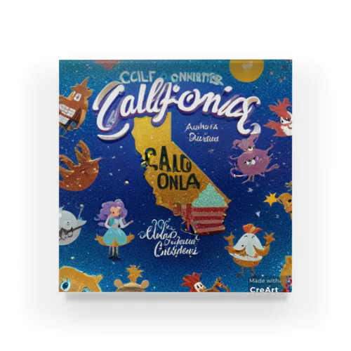 ♡California♡ice cream♡ Acrylic Block