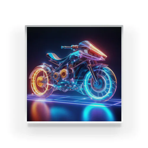 バイクホログラム Acrylic Block