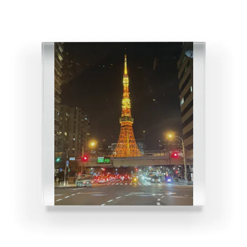 東京タワー Acrylic Block