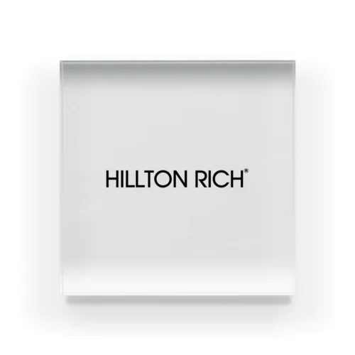 HIRRTON RICH 公式アイテム アクリルブロック