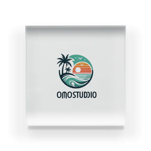 OmoStudio 南国風デザイングッズ アクリルブロック