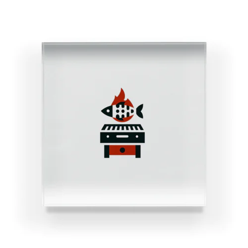 FlameFish Grille Acrylic Block