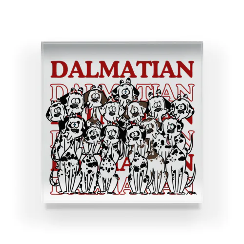 DALMATIAN Acrylic Block