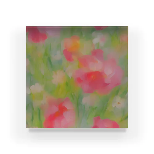 Flower Acrylic Block