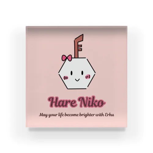 はれにこちゃん（メインロゴ） Acrylic Block