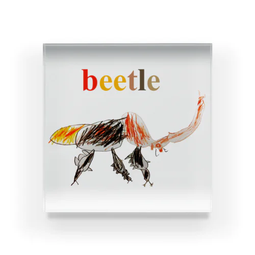 beetle アクリルブロック