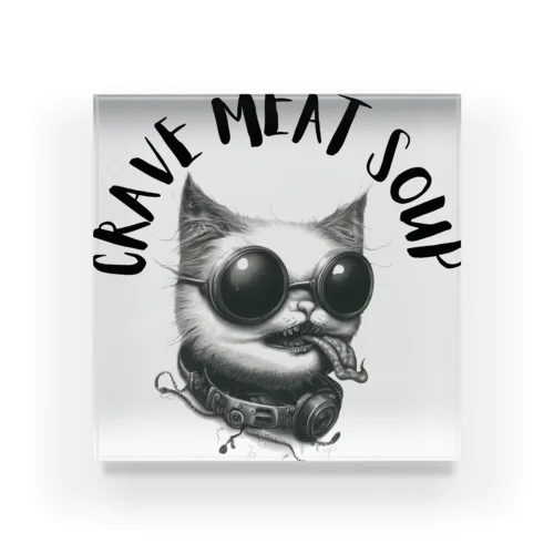 #drunk cat Acrylic Block